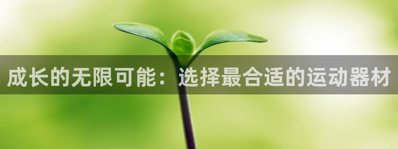 fb体育代理：成长的无限可能：选择最合适的运动器材